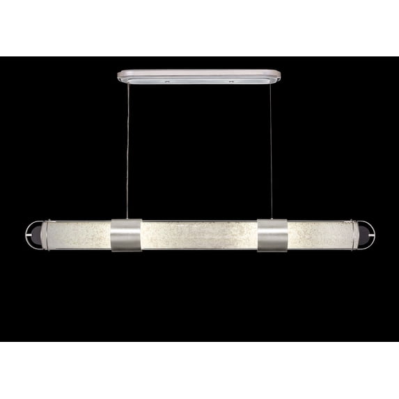 Fine Art Handcrafted Lighting 926040-42ST Bond 60" Wide Led Linear Pendant - Silver