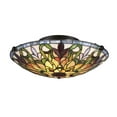 thumbnail image 1 of Fine Art Lighting Semi-Flush Mount Tiffany Ceiling Lamp Design Collection-Valentino, 1 of 1