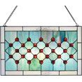 thumbnail image 1 of Fine Art Living KP204 Stained Glass Panels, Blue/Green, 1 of 4