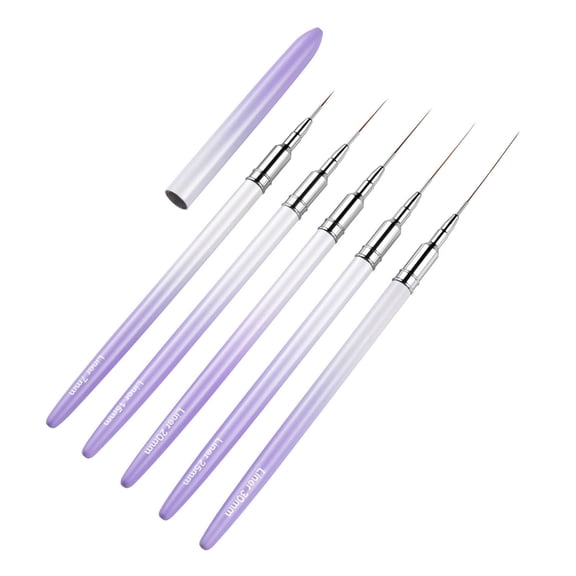 Fine Art Liner Brush UV Gel Painting Brushes Striping Brush for Short Strokes,Details-Blending,Elongated-Lines