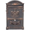 thumbnail image 1 of Fine Art Living - Barcelona (ME01R) Locking Cast Aluminum Mailbox For Outside, 1 of 1