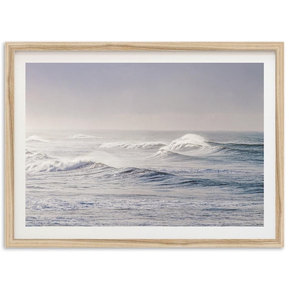 Fine Art Ocean Print - Minimalist Coastal Stormy Sea Surf Waves Beach Photography Home Wall Decor Wall Art, Modern Wall Decor, 16x24 UNFRAMED