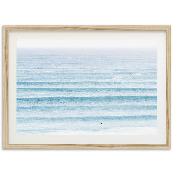 Fine Art Ocean Waves Surf Print Coastal Wall Decor, Aerial Beach Photography Print, Coastal Grandmother Wall Decor, Blue Wall Art, Modern Wall Decor, 8x12 UNFRAMED