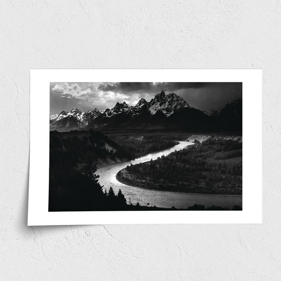 Fine Art Paper Print - The Tetons - Snake River