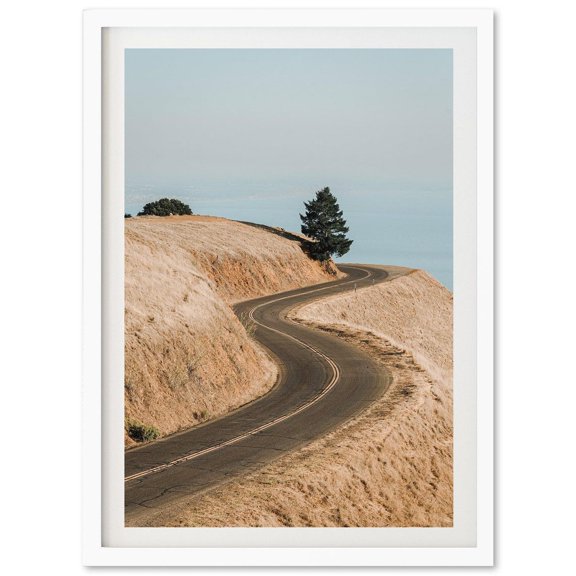 Fine Art Photography Print - California Pacific Coastal Highway Ocean Lifestyle Home Wall Decor Wall Art, Modern Wall Decor, 12x18 UNFRAMED