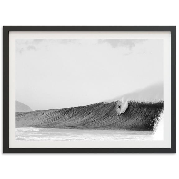 Fine Art Surf Print - Black And White Vintage Big Wave Photography Ocean Coastal Beach House Print Wall Decor Wall Art Modern Wall Decor Art