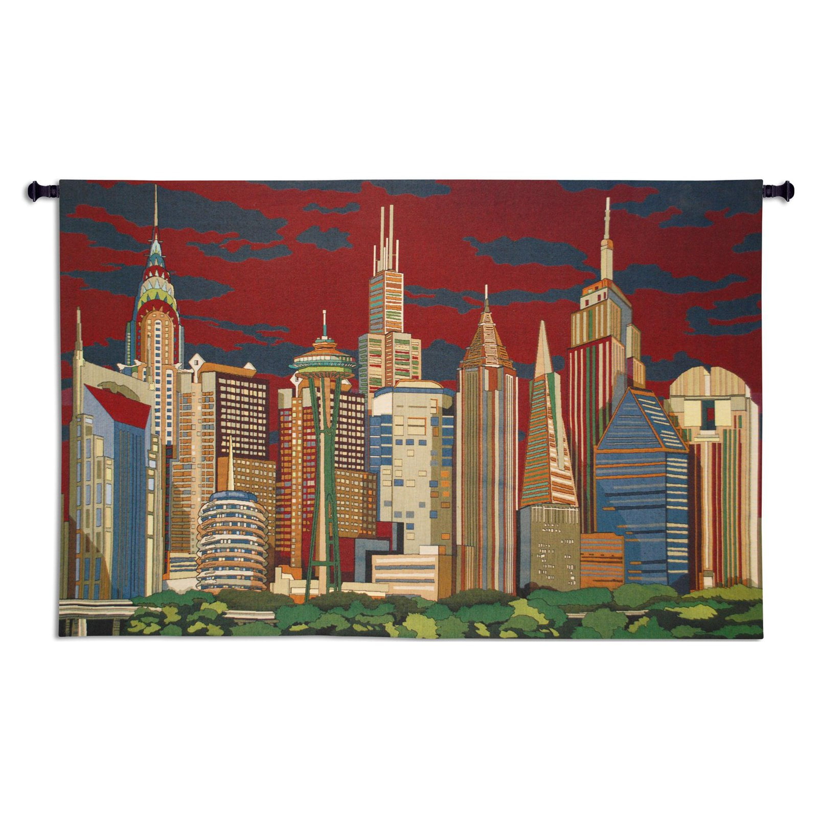 Fine Art Tapestries Cityliners Wall Tapestry