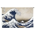 thumbnail image 1 of Fine Art Tapestries Great Wave At Kanagawa Wall Tapestry, 1 of 2