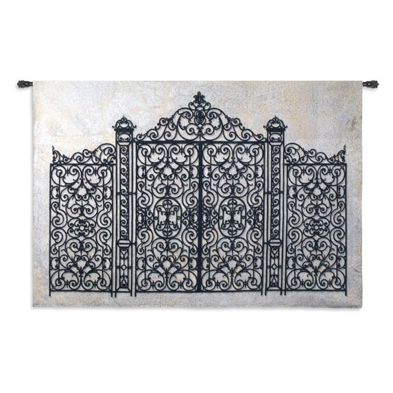 Fine Art Tapestries Louis XV Gate Wall Tapestry