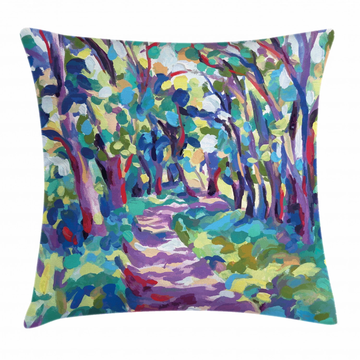 Fine Art Throw Pillow Cushion Cover, Deep down in the Woodland Nature