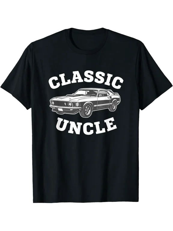 Fine Arts Vintage Muscle Car Illustration, Classic Uncle (N T-Shirt
