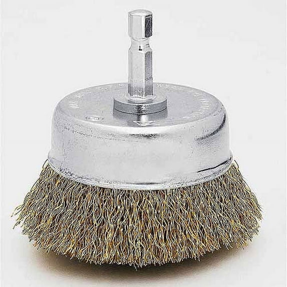 Fine Brass Wire Cup Brush 3"