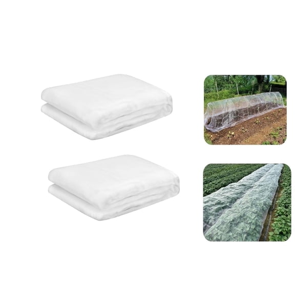Fine Bug Netting,QZS Pack of 2 Garden Netting Pest Barrier for Vegetable,9.8*8.2FT Durable Greenhouse Mesh for Flowers,Fruits,Tree