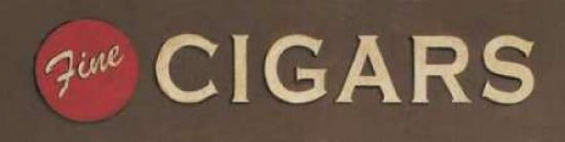 Fine Cigars Canvas Art - Stephanie Marrott (8 x 24)