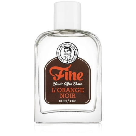 Fine Classic Men’s After Shave, Soothing and Toning After Shave for Men, L'Orange Noir, 100ml