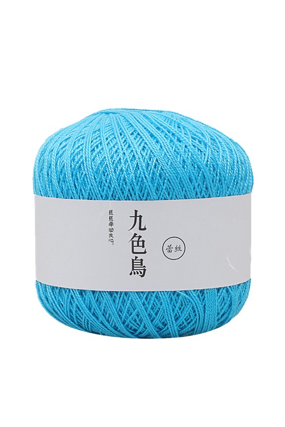 Fine Cotton Lace Woven Thread, DIY Crochet Cotton Yarn, Soft Fine Thread For Baby Knitting, Home Textiles, Craft Projects, Gift Making & Decorative Crochet Work, Multicolor Options