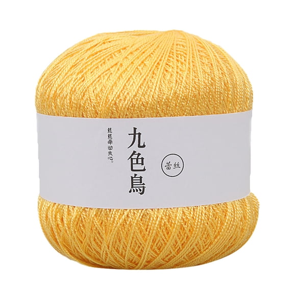 Fine Cotton Lace Woven Thread, DIY Crochet Cotton Yarn, Soft Fine Thread For Baby Knitting, Home Textiles, Craft Projects, Gift Making & Decorative Crochet Work, Multicolor Options
