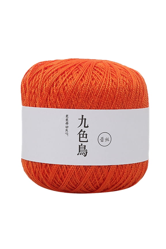 Fine Cotton Lace Woven Thread, DIY Crochet Cotton Yarn, Soft Fine Thread For Baby Knitting, Home Textiles, Craft Projects, Gift Making & Decorative Crochet Work, Multicolor Options