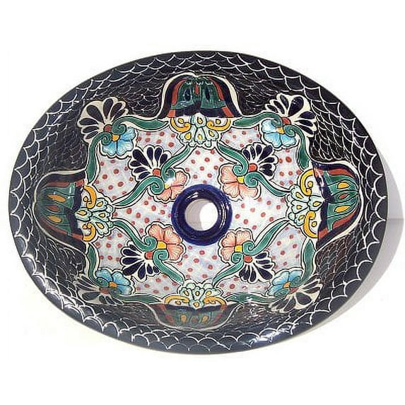 Fine Crafts & Imports Turtle Ceramic Talavera Sink
