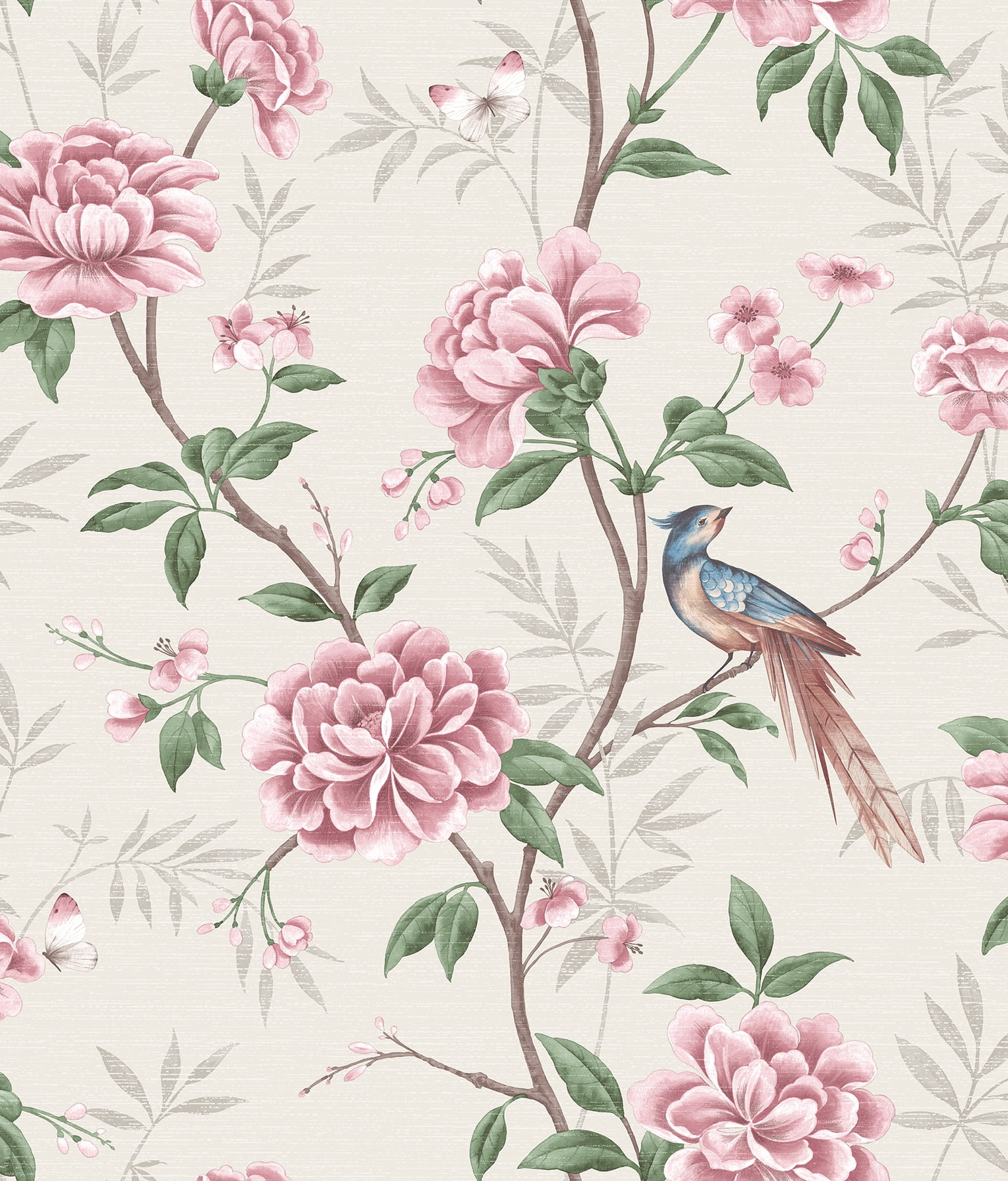 Fine Décor Akina Cream Floral Wallpaper