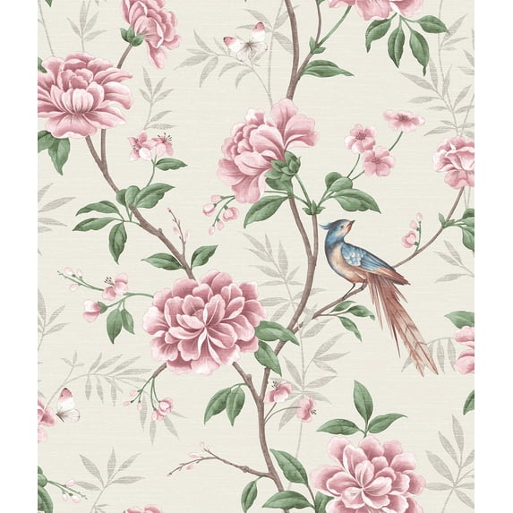 Fine Décor Akina Cream Floral Wallpaper