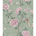thumbnail image 1 of Fine Décor Akina Sage Floral Wallpaper, 20.5-in by 33-ft, 56.38 sq. ft., 1 of 4