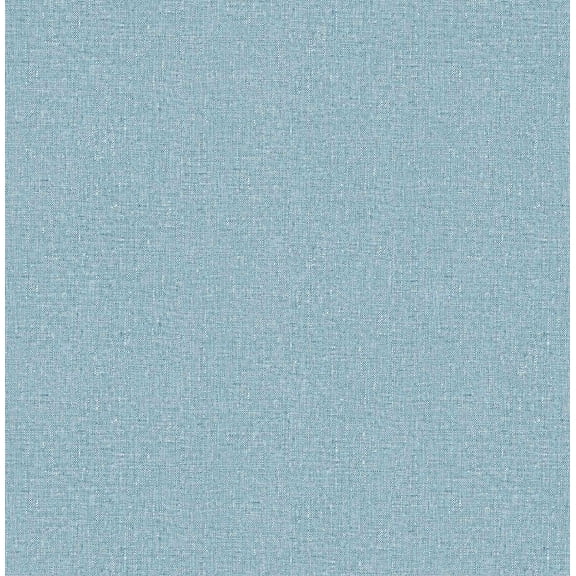 Fine Dcor Grace Blue Linen Wallpaper