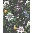thumbnail image 1 of Fine Décor Sierra Black Floral Wallpaper, 20.5-in by 33-ft, 56.38 sq. ft., 1 of 4