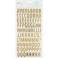 thumbnail image 1 of Fine & Dandy Thickers Alpha Stickers 5.5"X11" 202/Pkg-Woodland/Gold Foiled Foam, 1 of 2