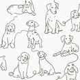 thumbnail image 1 of Fine Decor Ansel Black Dog Sketches Wallpaper, 1 of 5