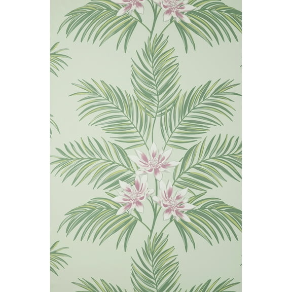 Fine Decor Bali Sage Palm Wallpaper, 20.5-in by 33-ft
