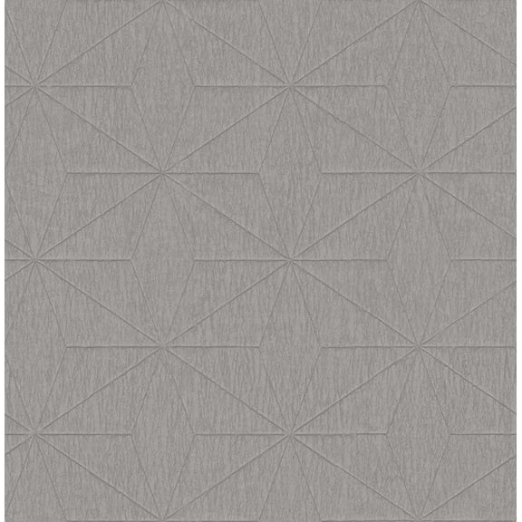 Fine Decor Bernice Taupe Geometric Wallpaper