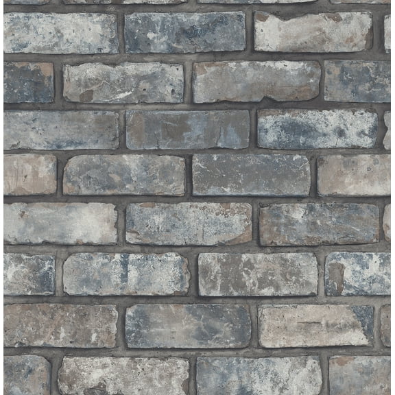 Fine Decor Darren Grey Loft Brick Wallpaper