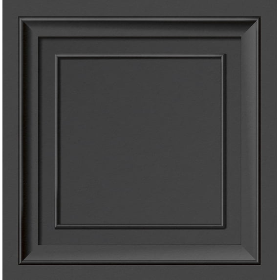Fine Decor Distinctive Dark Grey Square Panel Wallpaper