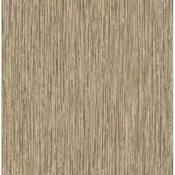 Fine Decor Kofi Brown Faux Grasscloth Wallpaper