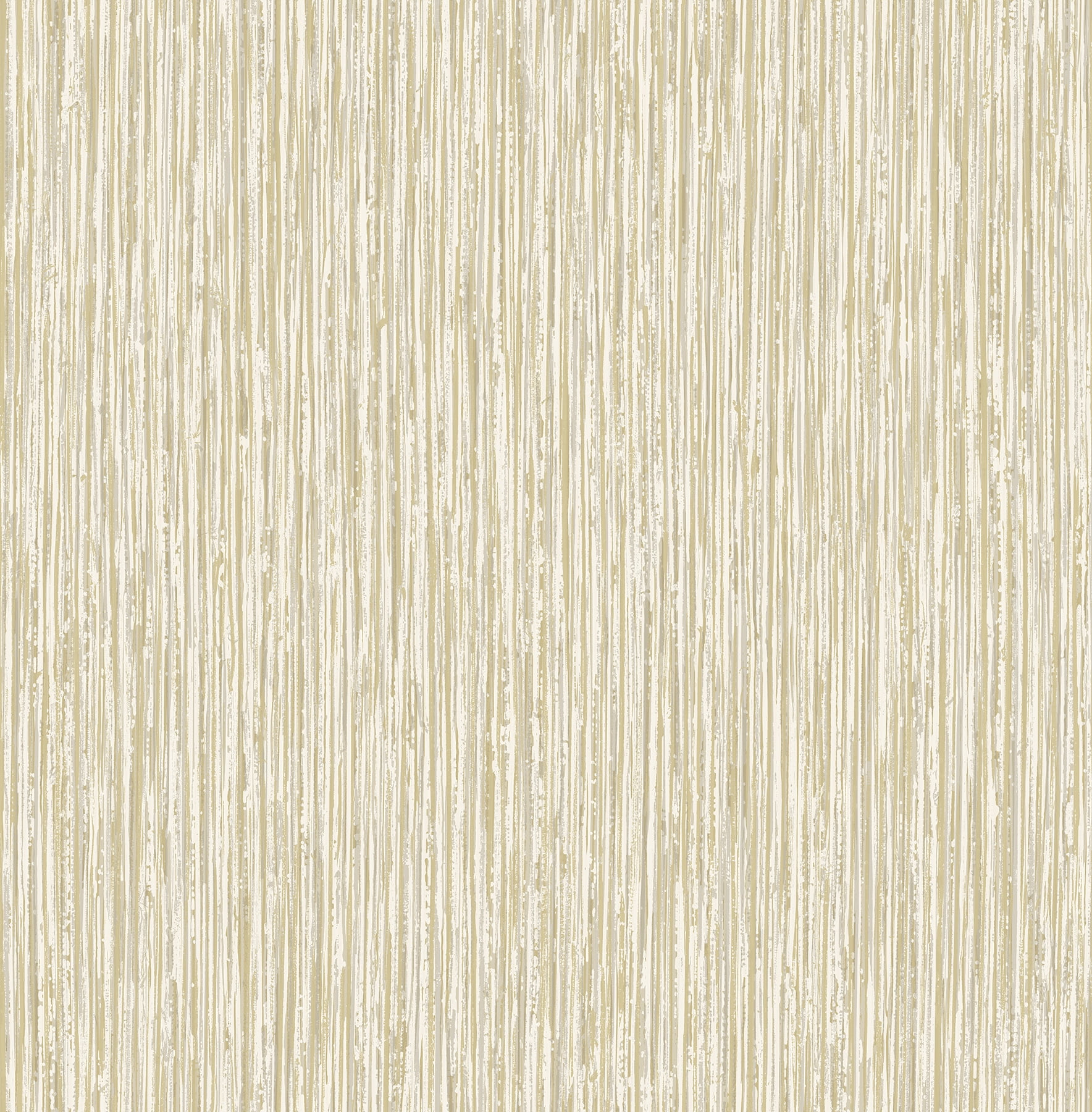 Champagne Faux Grasscloth Non-Woven Wallpaper, 20.5-in x 33-ft