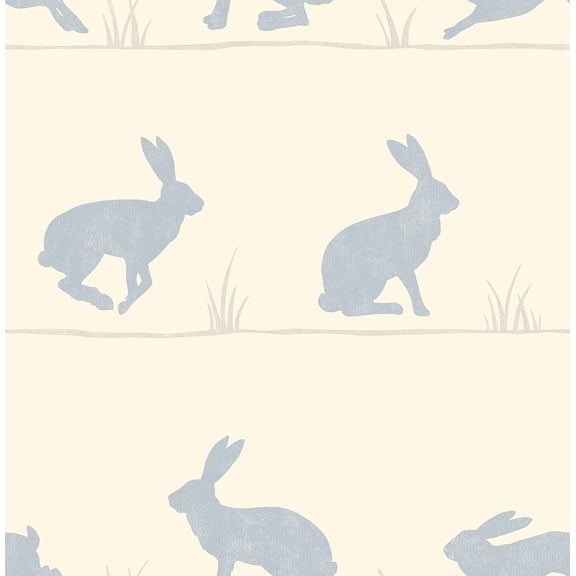 Fine Decor Nell Beige Rabbit Wallpaper, 20.5-in by 33-ft, 56.4 sq. ft