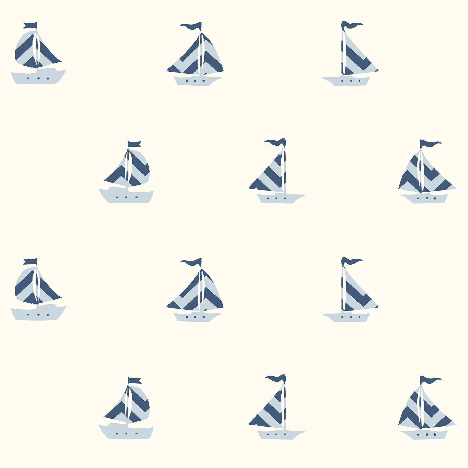 Fine Decor Pearl Off-White Boat Wallpaper, 20.5-in by 33-ft, 56.4 sq. ft