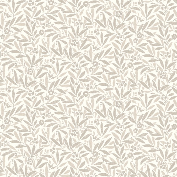 Fine Decor Rabanne Neutral Ditsy Leaves Wallpaper