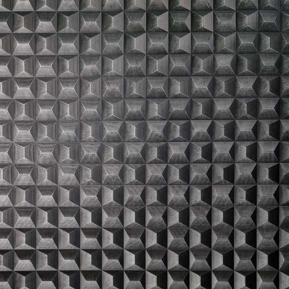 Fine Decor Romero Black 3D Geometric Wallpaper