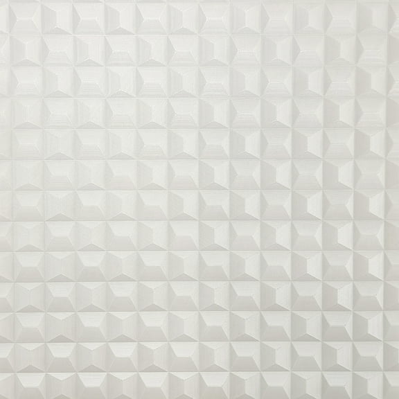 Fine Decor Romero White 3D Geometric Wallpaper