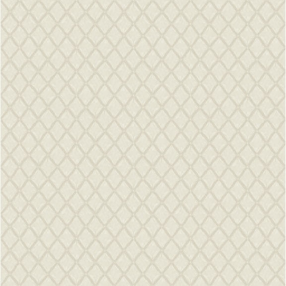 Fine Decor Santina Eggshell Trellis Wallpaper