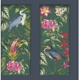 thumbnail image 1 of Fine Decor Silas Dark Blue Tropical Panel Wallpaper, 1 of 5