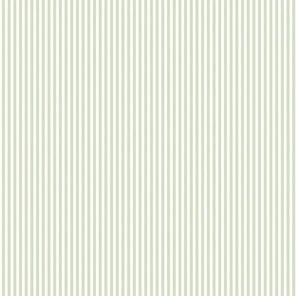Fine Decor Ticking Green Mini Stripe Wallpaper