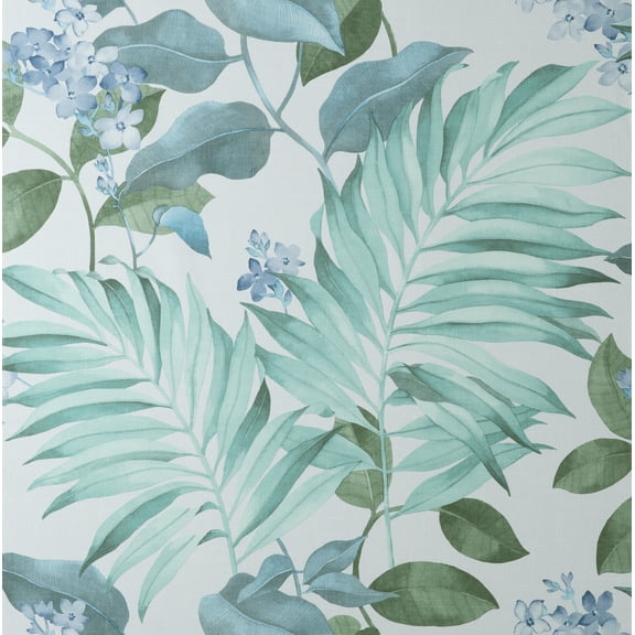 Fine Decor Wallcoverings Eden Grey Tropical Wallpaper, 20.86-in by 33-ft, 57.37 sq. ft.