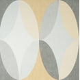 thumbnail image 1 of Fine Decor Wallcoverings Kirby Mustard Oval Geo Wallpaper, 1 of 5