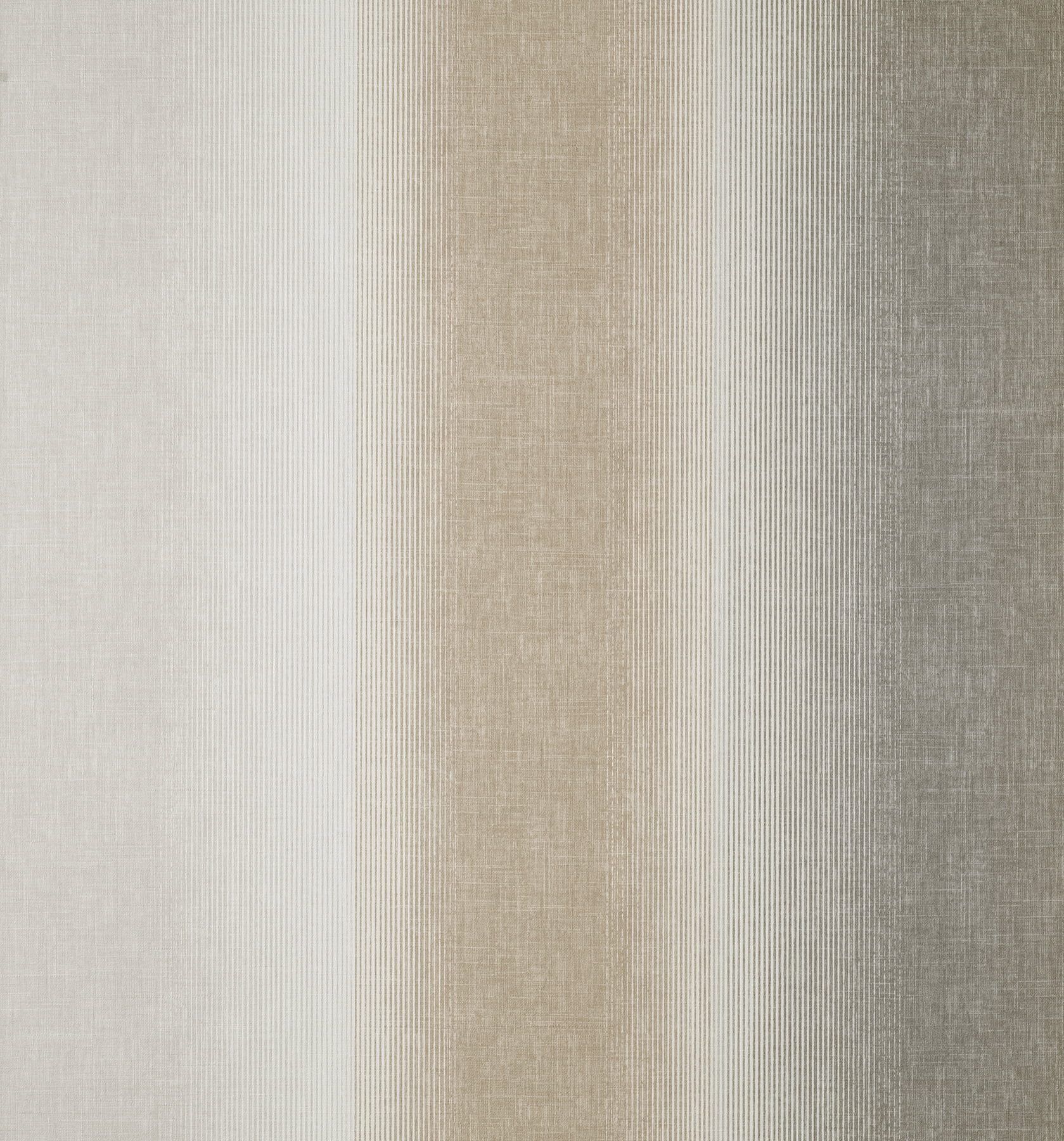 Medley Taupe and Brown Matte Vinyl Stripe Wallpaper Roll