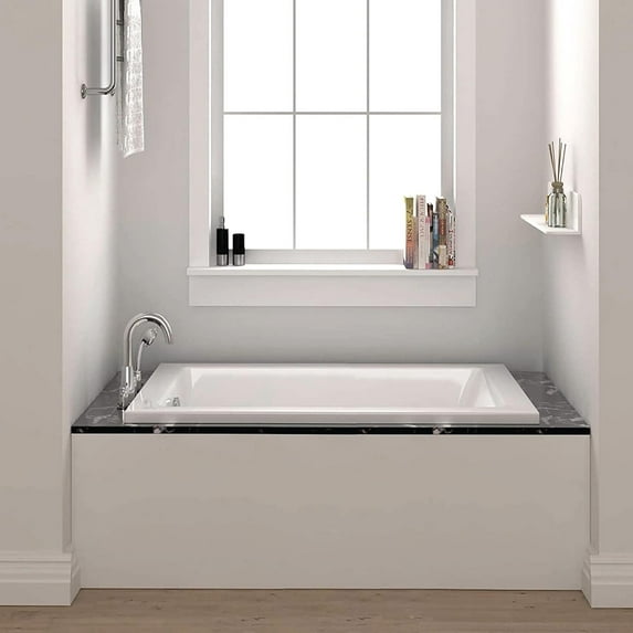 Fine Fixtures 36-inch x 72 inch Soaking Drop In or Alcove Bathtub