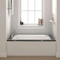 Fine Fixtures 60inch Soaking Dropin or Alcove Bathtub 60" x 32" x