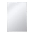 thumbnail image 1 of Bathroom Medicine Cabinet, Aluminum, Recessed/Surface Mount, 24" x 36", Right/Left Hinged, Mirrored Interior, 1 of 10